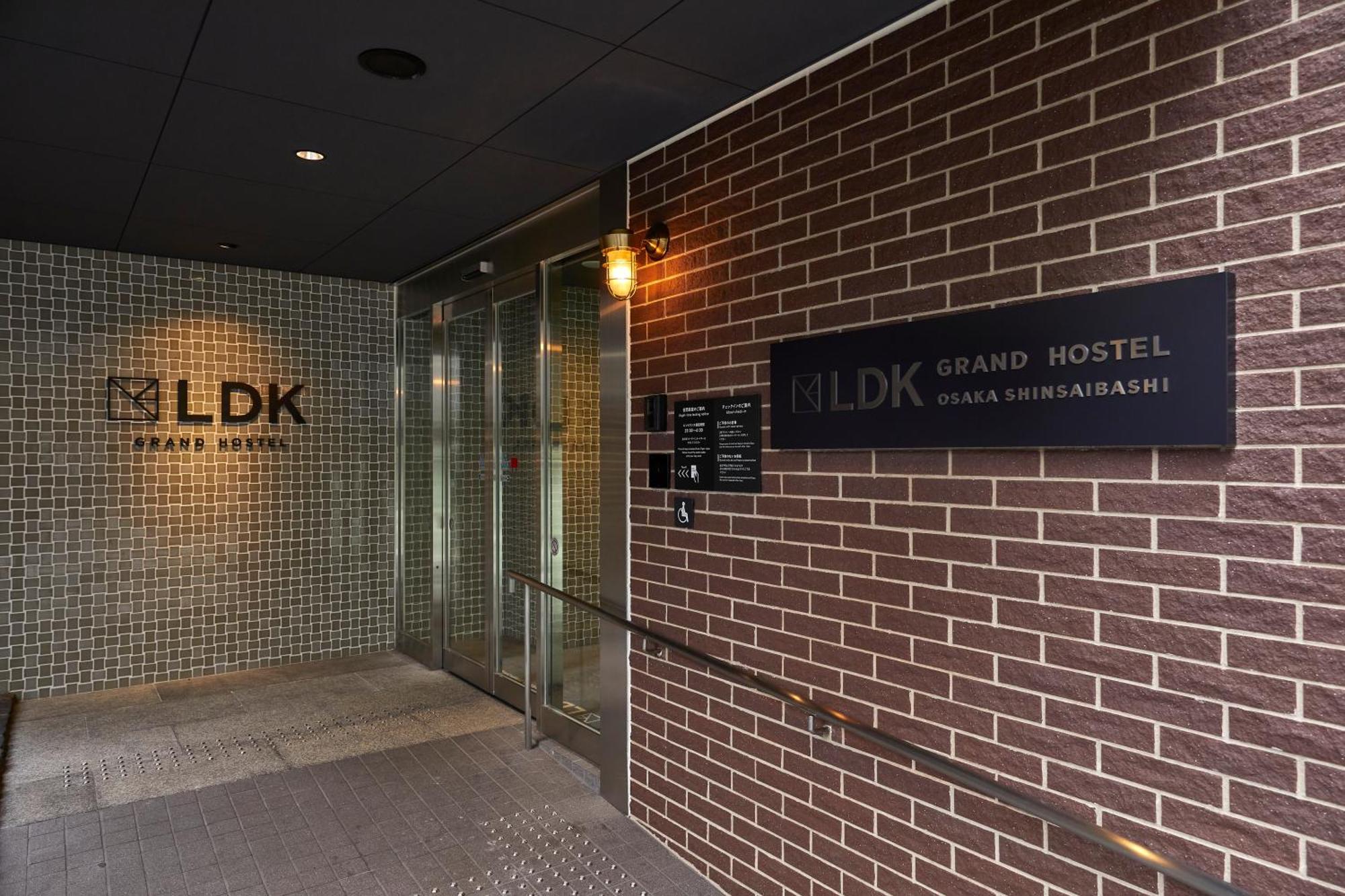 Grand Hostel Ldk Osaka Shinsaibashi - Former The Stay Osaka Shinsaibashi 외부 사진